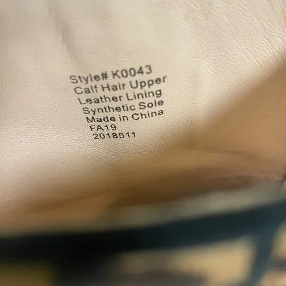 J.Crew Women's Leather Boots 8 Cheetah Print Calf Hair Short Boots Sadie Leopard - Picture 6 of 11